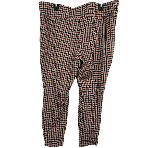 Torrid Studio Pull On Pocket Pixie Ponte Skinny Houndstooth Stretch Pants sz 2X - Picture 11 of 16